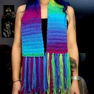 Handmade crochet scarf